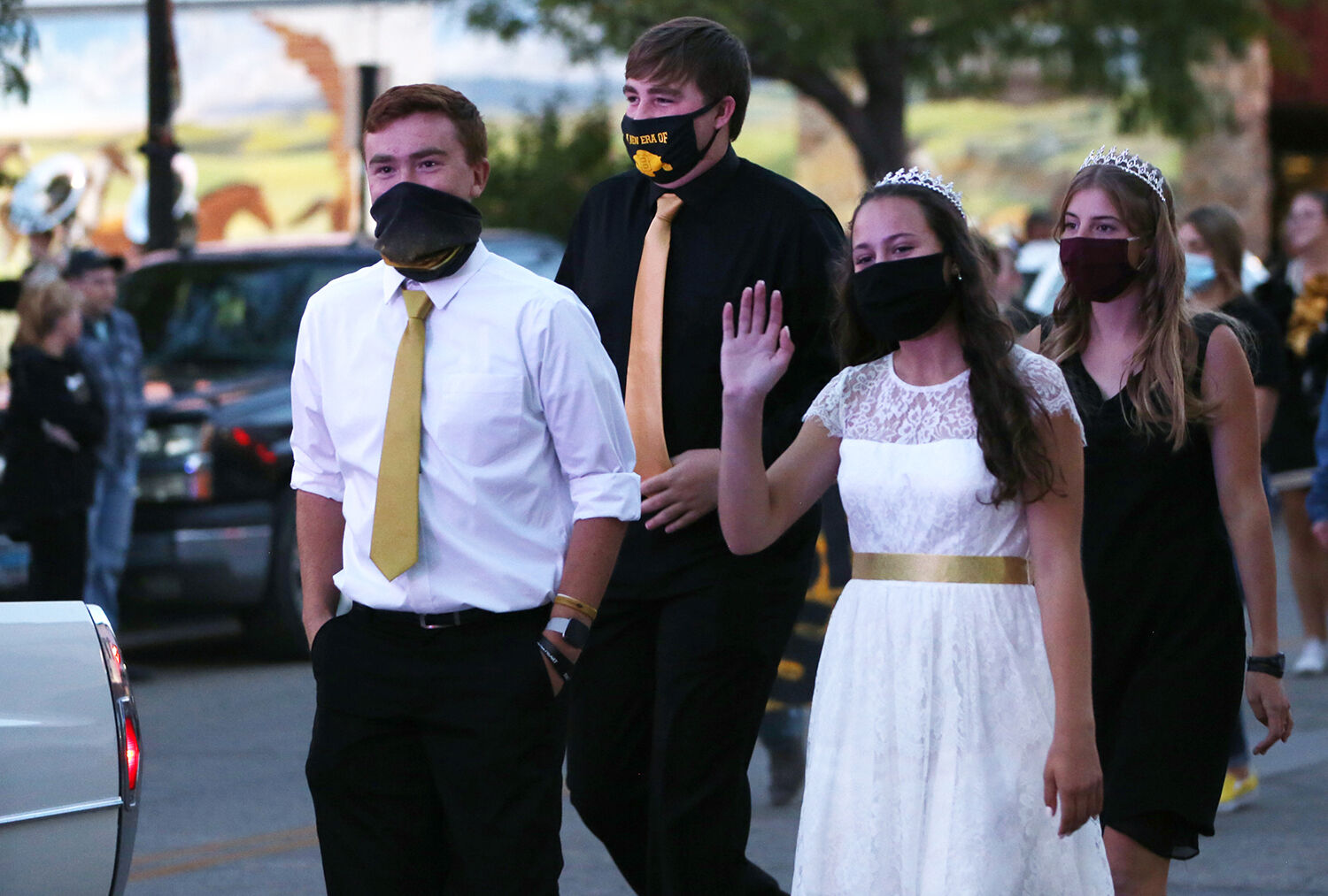 Josiah Bartlett, Trevor Rasmuson, Elizabeth Farris and Olivia Zink